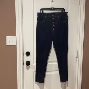 Express dark wash High Rise jeans